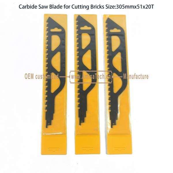 Carbide Saw Blade for Cutting Bricks Size:305mmx51x20T,Power Tools,Reciprocating