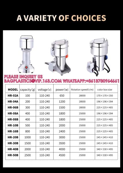 New Automatic Mini Electric Rice And Chilli Powder Grinder Household Dry Food Milling Machine For Home Use For Sale