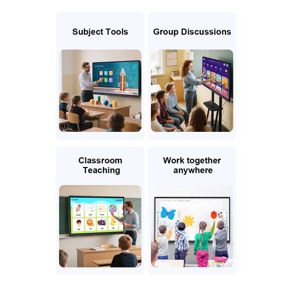65/75/86/98/110 Inch Finger Multi Touch Screen Smart LCD Display Meeting Room Electronic Digital Interactive Smart White Board