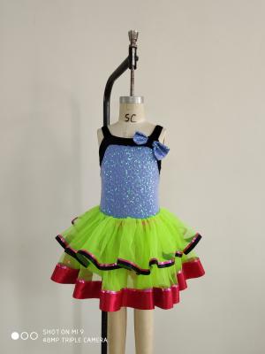 Toddler Ballet Clothes Fleabane Stage Performance Dress Oem Service