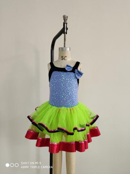 Toddler Ballet Clothes Fleabane Stage Performance Dress Oem Service