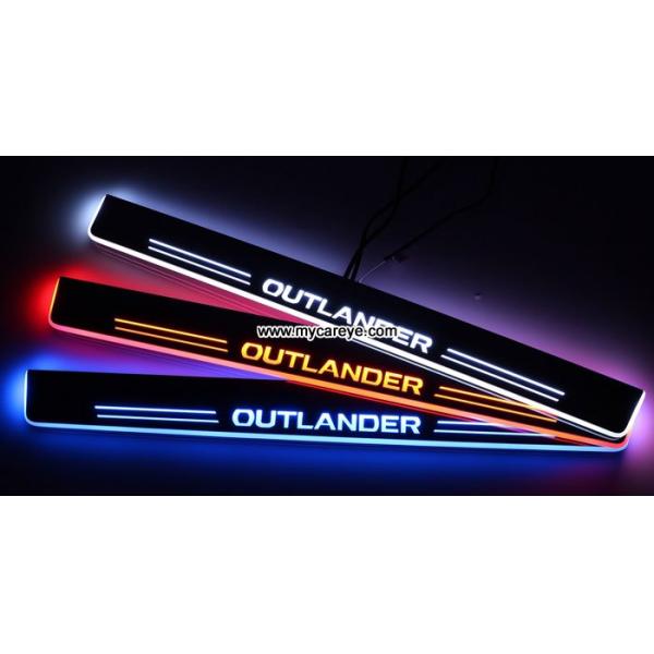 Mitsubishi Outlander car Water proof Welcome pedal auto lights sill door pedal