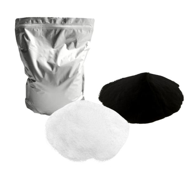 1 kg de pó de fusão a quente DTF preto para tecidos de nylon de poliéster de algodão