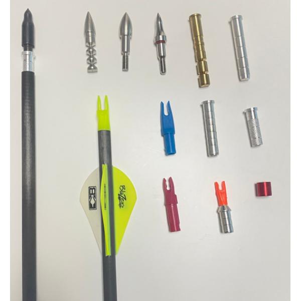 Venta al por mayor de flechas de caza, flechas de blanco, flechas de tiro con arco en 3D, pernos de ballesta, fabricante, proveedor