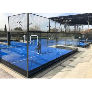 Easy To Install Hot DIP Galvanized 50X50Mm Mesh Padel Court Fence for Tennis Court