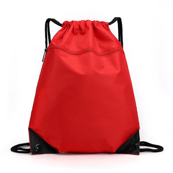Large Capacity Waterproof Drawstring Backpack with External Frame and Durable Material