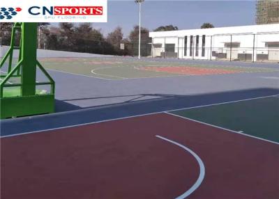 ISO Synthetic Basketball Court Flooring Iscolour Resistance