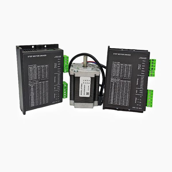 57CM23 Nema23 Stepper Motor Kit with DM542 Driver 2.3Nm Holding Torque 4.2A Peak Current and 25600 Steps Subdivision for CNC Machines