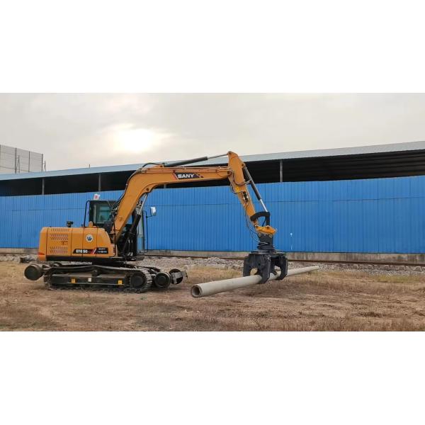 Excavator Attachments Hydraulic Equipment 13-25 Ton Excavator Machine Electric Wire Pole Grapple Pole Grabber
