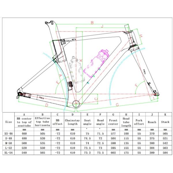 Рамка велосипеда дороги углерода диска ODM R10 высокопрочная для велосипеда гравия