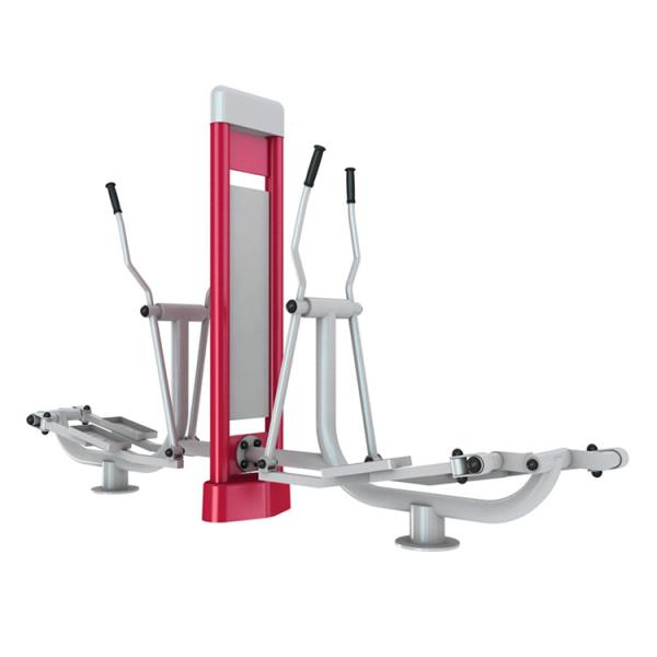 201 Stainless Steel Outdoor Workout Equipment Anti Uv Plastic