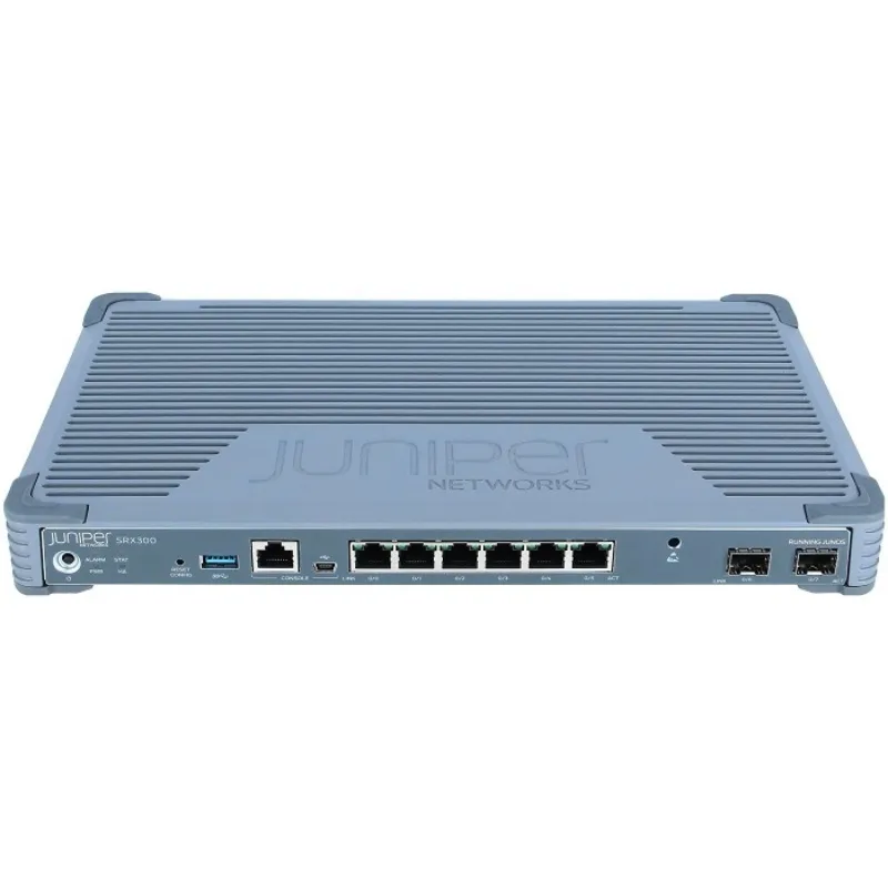 Juniper SRX1500 AC Firewall with 9.2Gbps Throughput, Dual Flash-SSD Storage, and 1U Rack-Mount Design for Enterprise Security
