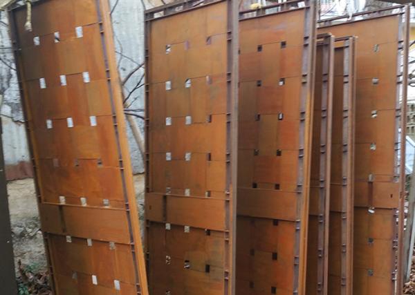 O laser decorativo da espessura 3mm cortou a tela Corten que o jardim de aço almofada o GV