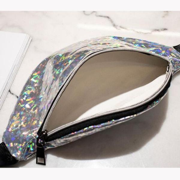 Радужный металлический OEM сумки талии спорт Sequin лазера