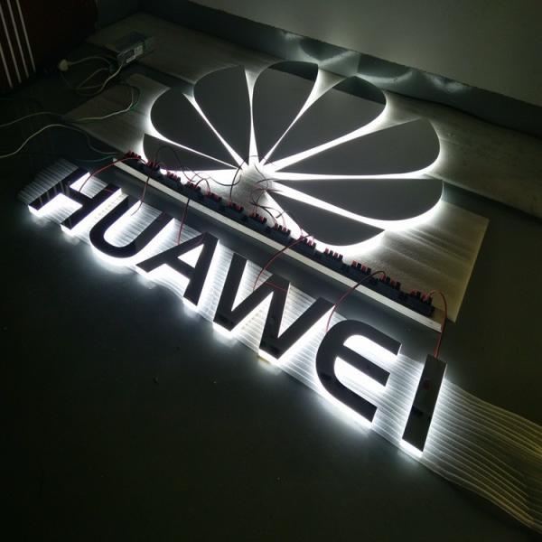 Indoor and Outdoor Advertising Metal Business Sign with 50000 Hours Working Lifetime