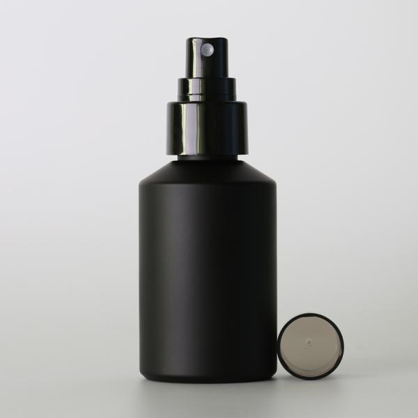 Petg Cosmetic Spray Bottle 120ml Black Color Frosted Surfacefor Liquid