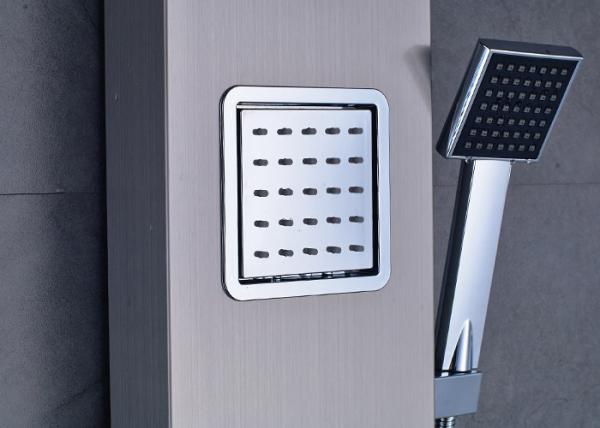 Temp Digital Display Stainless Steel Shower Panel ROVATE Top Waterfall Function
