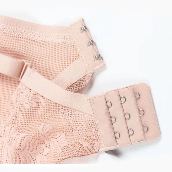 Lace Women Bra Three Hook-and-eye Wire Free Comfort Bra High Quality Lace Design Women Bra