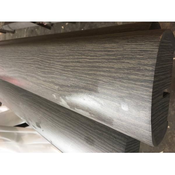 Штранг-прессование 45 градусов алюминиевое разделяет поверхность цвета поручня заварки деревянную для сосуда и шлюпки