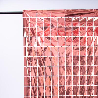 Watermelon Square Foil Curtain 200cm 300cm Foil Fringe Curtain Square