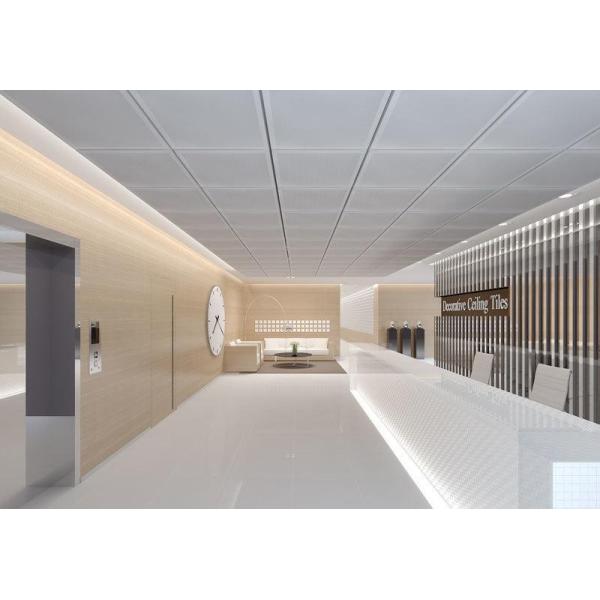 Panneaux de plafond acoustiques métalliques en soie micro-perforée en aluminium absorbant le son