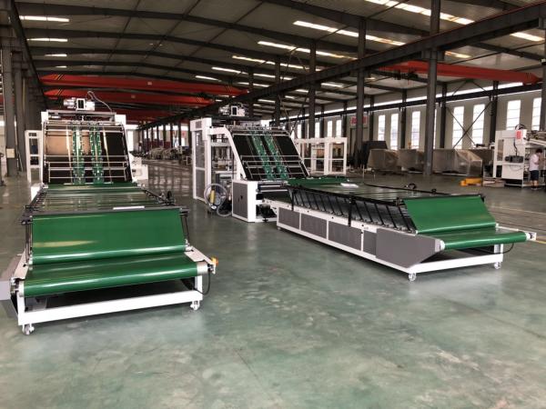 1300mm Automatic Flute Laminator Machine For Steel Material 6000pcs / H