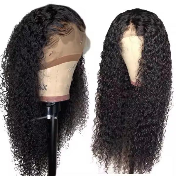 Curly Human Hair Wig PrePlucked Brazilian Hair 13x4 13x6  360 Kinky Curly Lace Frontal Wig