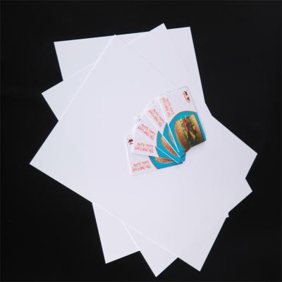 Offset Printing White PVC Card Sheet Middle Layer Warp Resistant For Plastic Cards