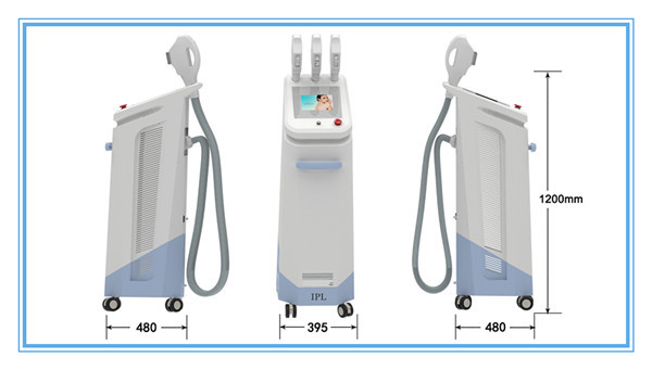 new hot safe and fast result 3 handles permanent hair removal IPL photofacial machine