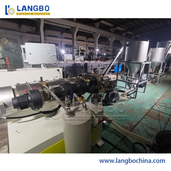 Recycled Pellets PVC Plastic Extruder Granulating Machine Production Line