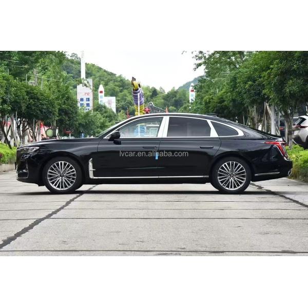 185kW de potencia máxima HongQi H9 Popular coche chino con conducción a la izquierda y potencia de combustible