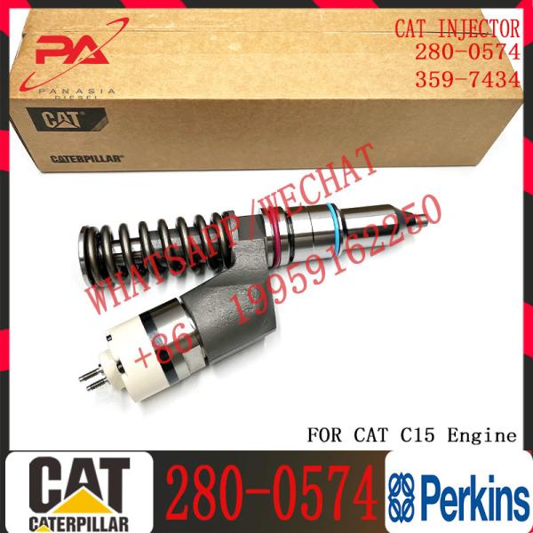 Inyector de combustible diésel de tren común 280-0574 10R-8989 359-7434 10R-0959 10R-3263 272-0630 234-1400 Para el pilar de la oruga C15