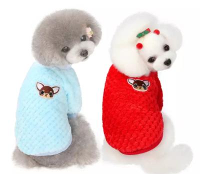 Soft Warm Pet Product Cute Funnm Dog Plain Sweaters Luxury Small Dog Clothes