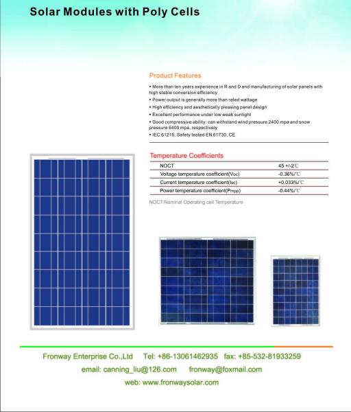 polycrystalline solar panel solar module with high quality