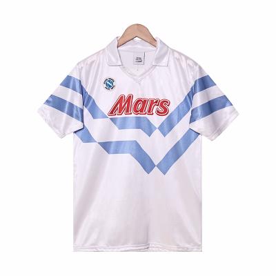 Napoli 1988-1990 Retro Away Football Shirts Replica Moisture Wicking