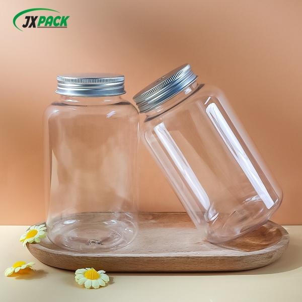 Food Grade Milk Tea Plastic Bottle 500ml Empty Fruit Juice Bottles With Lids