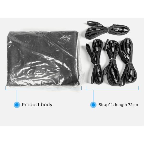 Foldable Outdoor Fishing Gear Rooftop Bag 500D PVC Car Roof Storage Bag