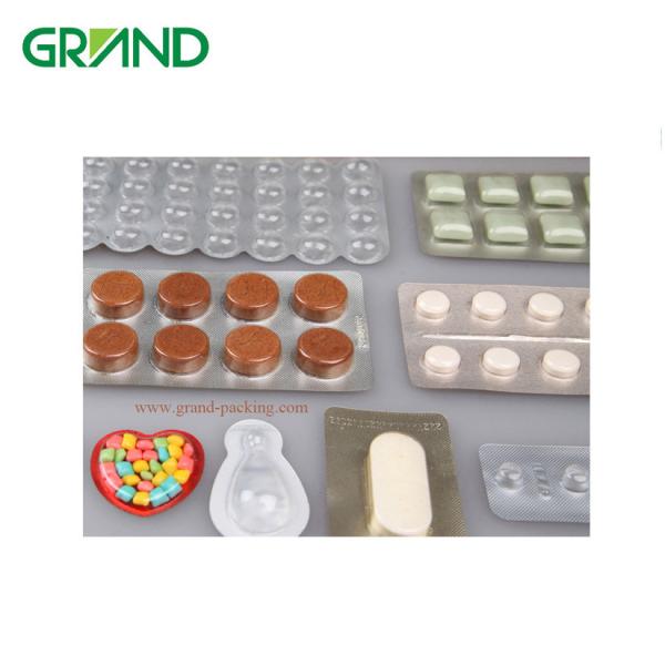 Aluminum Plastic Tablet Blister Packing Machine Automatic Stroke Range 30~80MM