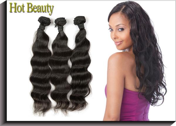 Gloosy Cambodian Virgin Hair Extensions For Adults Clean & Neat Ends Body Wave Can Be Permed