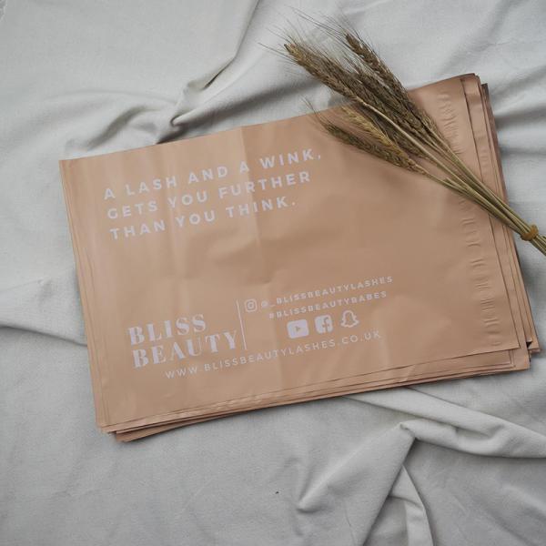 HDPE LDPE Eco конверты отправителей дружелюбного розового поли кладут прилипатель в мешки собственной личности