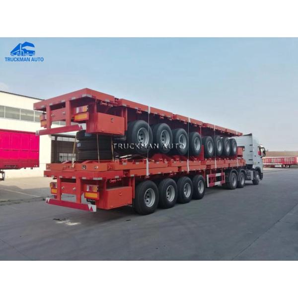 Tubeless Tire Flatbed Semi Trailer