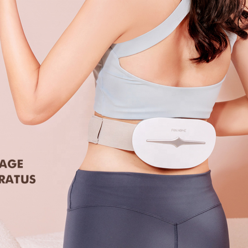 Remote Hot Abdominal Compress Massage Home Office Voice Medical Device Physiotherapy Support Belt Wireless Body Massager Belt