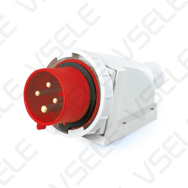32A Waterproof Electrical Plugs And Sockets Connector Male And Female Industry