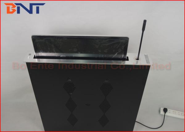 Slim Conference Tabletop Motorized LED / LCD Monitor Lift With FHD Screen