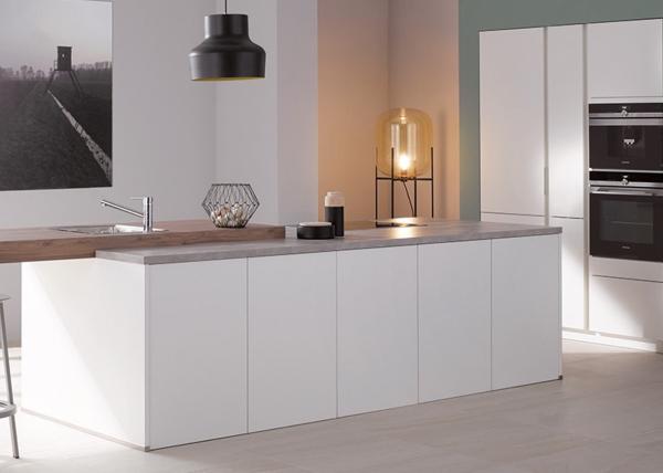 3m Long Small Plywood Kitchen Cabinets Modern With Breakfast Counter