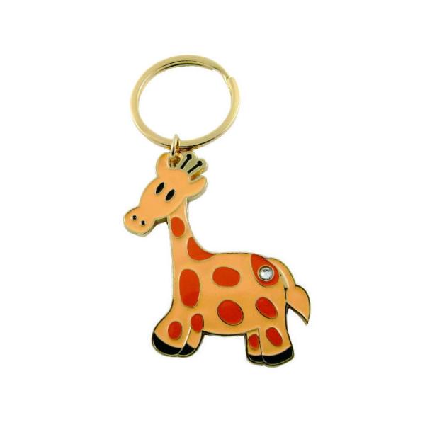 Animal Custom Metal Keychains Vendedor Promocional Cartoons Carinhosos Key Ring Personalizado