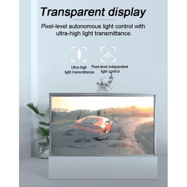 High Transparency Full Color Writing Method OLED Display Panel for Shopping Mall Advertising