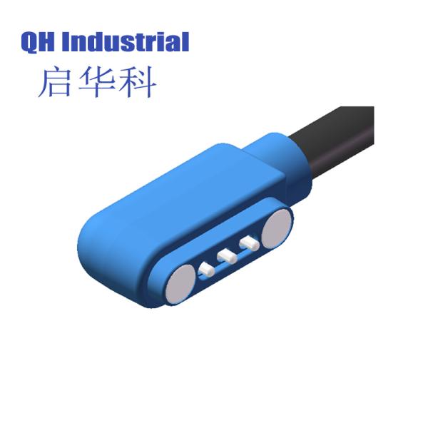 Magnetic Bracelet Watch Charger Smartwatch USB Charging Cable 3 Pin 1 to 3A Compatible with 7.62mm 4mm 2.54mm