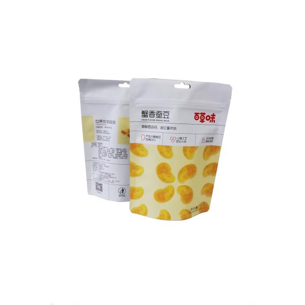 3 côtés de sécurité scellé sac en plastique Mylar avec poche de stratification trou suspendu