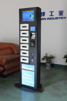 Winnsen que anuncia o cacifo de vidro operado RFID de carregamento da porta do quiosque do telefone esperto
